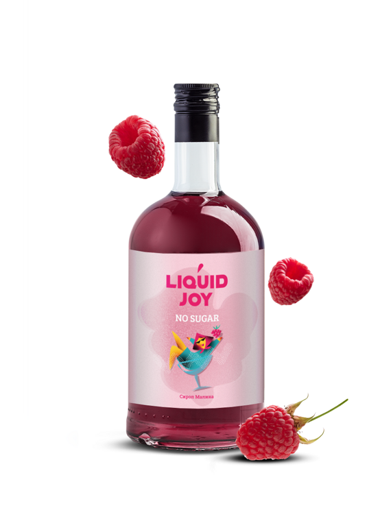 Сироп Liquid Joy Малина (Без сахара) (0,7л)